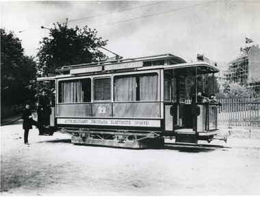 KES 22 ca 1900,  ved Solli plass.