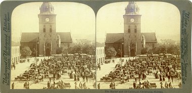 1667	Stereoskopbilde Stortorvet