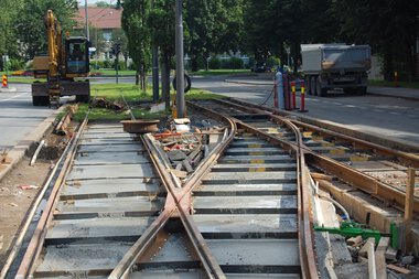 Overkjøringsspor Adamstuen