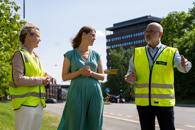 Thor Georg Sælid, Birte Sjule, Sirin Stav på Tøyen