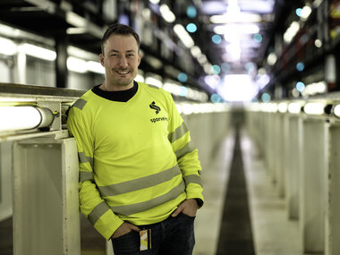 HMS ansvarlig på Avløs verksted, Maximilian Danielsen