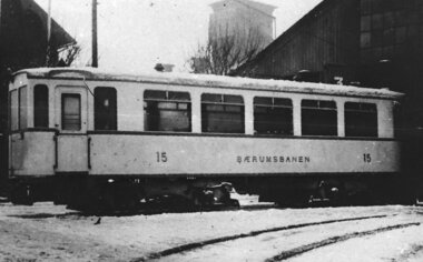 A-vognstilhenger ved KES anlegg på Majorstuen. 