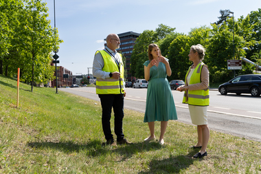Thor Georg Sælid, Birte Sjule, Sirin Stav på Tøyen
