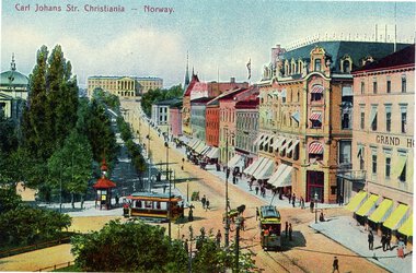 1288	Sporvogner Karl Johans gate Rosenkrantz gate	