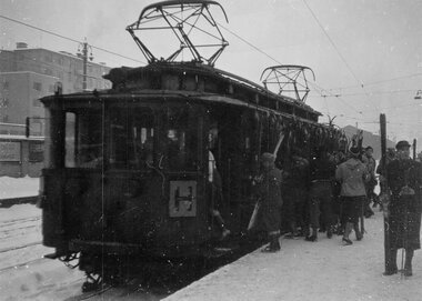 Majorstuen vinteren 1940