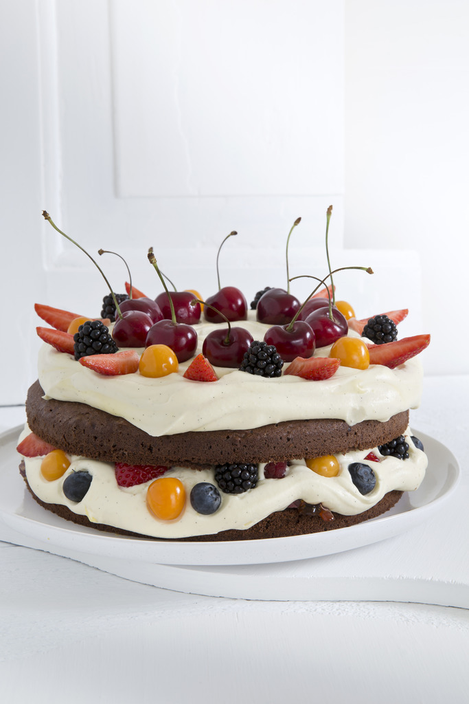 franskinspirert sjokoladekake med lakris