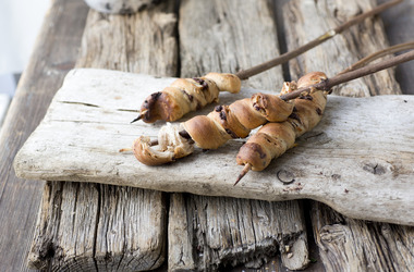 Pinnebrød med sjokolade og nøtter