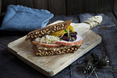 Sandwich med juleskinke