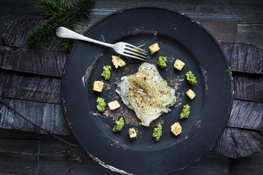 Brødkrutonger til lutefisken