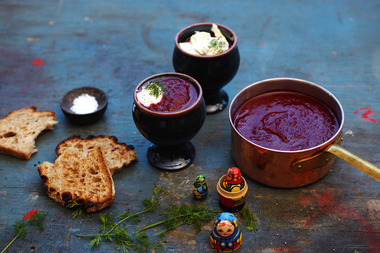 Borsjtsj - russisk rødbetsuppe