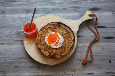 Blinis med kaviar