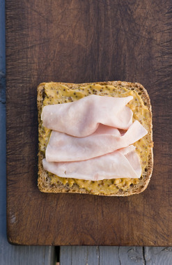 Skive meg grov sennep og sinke