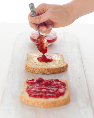 havreblings med syltetøy