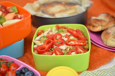 kyllingsalat med byggryn