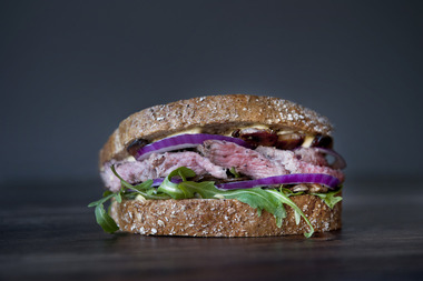 Blings med roastbiff