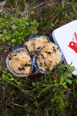Matmuffins med fetaost og soltørket tomat