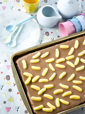 Sjokolade og banankake