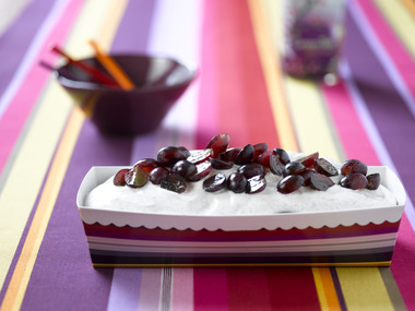 Squashkake med druer