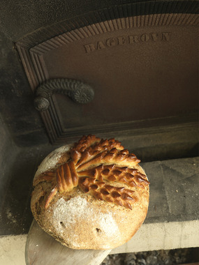 påskebrød med dekor