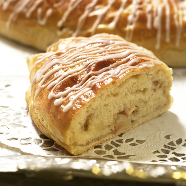 Kringle med eple og makron