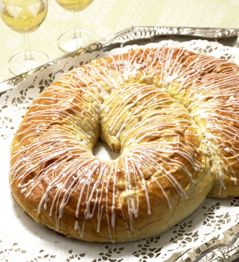 Kringle med eple og makron