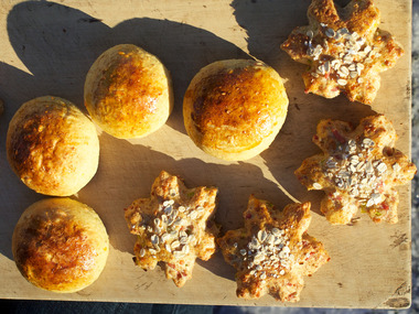 brødkrystaller og boller