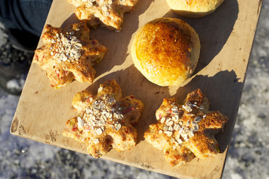 brødkrystaller og boller