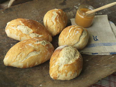 Kuvertbrød med honning