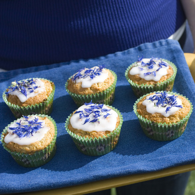 Havremuffins med smak av eple og kanel