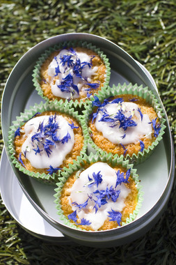 Havremuffins med smak av eple og kanel