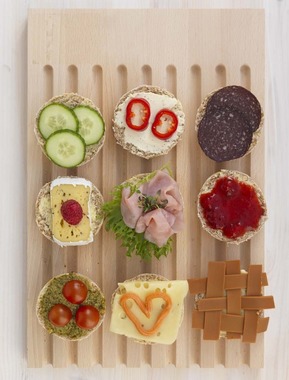 Torunns rundstykker - påsmurt