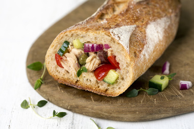 Pan bagnat - fylt bagett