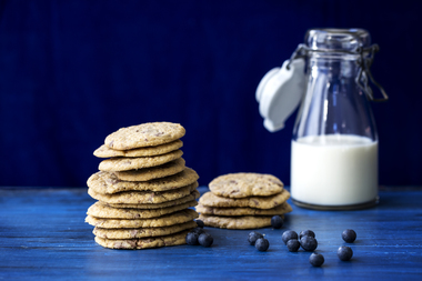 Amerikanske cookies med sjokoladebiter