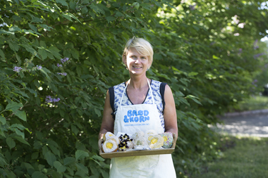 Torunn Nordbø med skolebrød