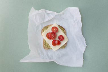 Brødskive med gulost