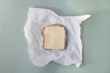 Brødskive med gulost