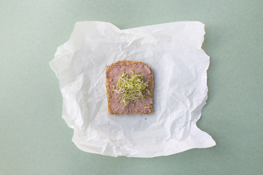 Brødskive med leverpostei