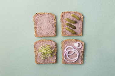 Brødskive med leverpostei