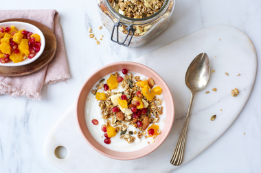 Granola med epler og kanel 