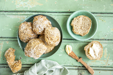 Eltefrie rundstykker med brødsmuler