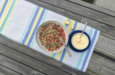 Tabbouleh med byggryn