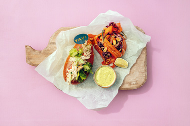 Lisbeth Størvolds brioche med kylling og asiatisk salat