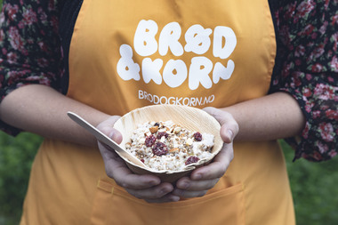 Byggrynsgrøt med krunsj