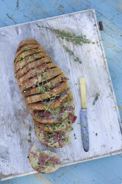 Pull-apart brød på grillen