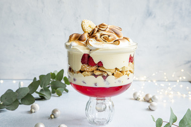 Trifle med berlinerkranser