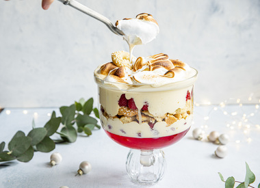 Trifle med berlinerkranser