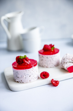 Byggrynsfromasj med gelelokk