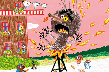 Bukkene Bruse lager rumpebrann