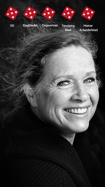 LIV - med terninger - stående - plakat