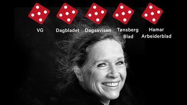 LIV - med terninger - liggende - plakat